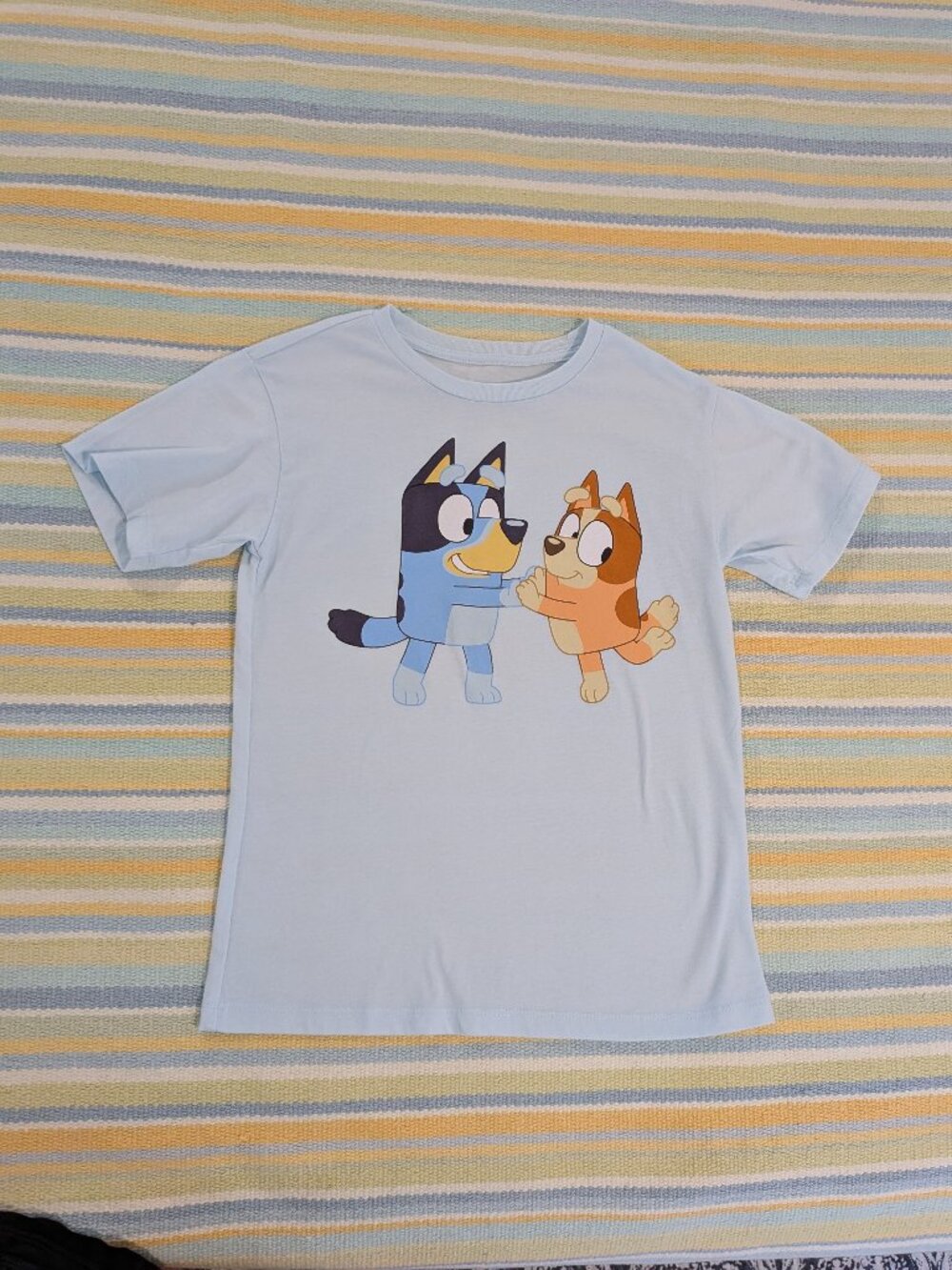 Light Blue Bluey shirt size M 7/8